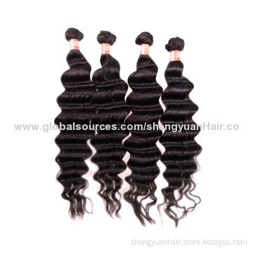 6A New Star Product Brazilian Virgin Remy Human Hair, Deep Curl